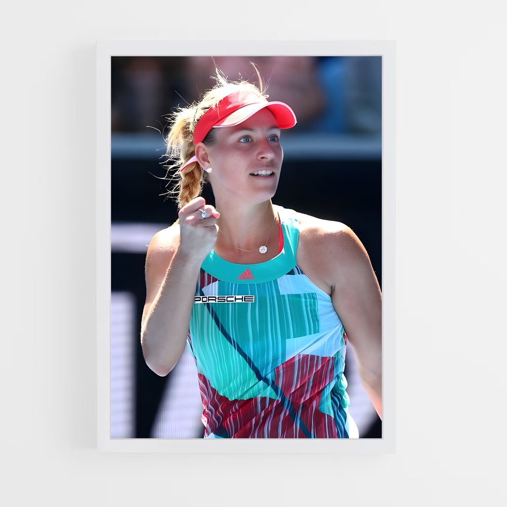 Poster Angelique kerber raquette – affiche Tennis (vue 3)